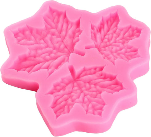 Maple Leaves Fondant Molds, Tree Leaf Silicone Mold for Cake Decorating, Cupcake Topper, Chocolate