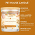 One Fur All 9 OZ Ocean Scented Candle, Clean Burning, Long Lasting Air Freshener for Home - Ocean Driftwood
