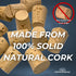 Jelinek Cork Assorted Size Tapered Stoppers, 45 Pcs