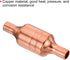 MECCANIXITY Refrigerator Filter Dryer, 6.2mm to 6.2mm Copper Dirt Filter for HVAC Refrigeration, Pack of 3