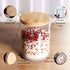 Large Glass Food Storage Container, 100 FL OZ (3000ml) with Airtight Bamboo Lids for Pantry, BPA-Free Cereal Dispenser