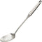 Stainless Steel Slotted Cooking Spoon, Large Metal Chef Strainer Utensil for Cooking, Serving, 15" Long Spoon