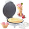 Waffle Cone and Bowl Maker for Homemade Ice Cream Cones - Electric Nonstick Waffler Iron Machine with Shaper Roller &