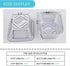 Small Aluminum Pans with Lids (40 Pack - 5"×4") 1 LB Capacity Disposable Tin Foil Pans for Cooking Baking Party Meals