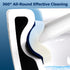 Disposable Toilet Brush: Toilet Bowl Brush and Holder Set with 40 Wand Refills, Upgraded Handle for Toilet Cleaning