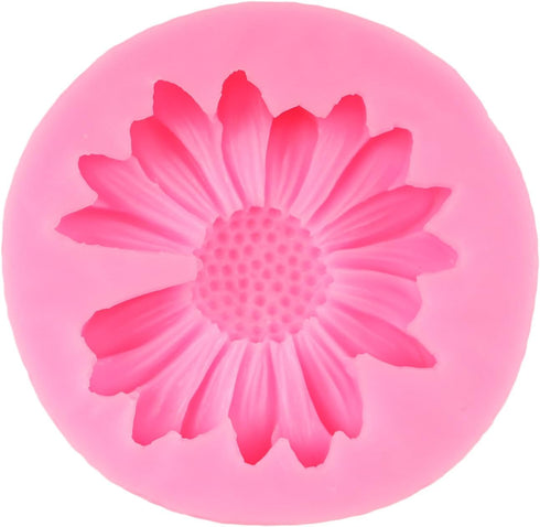 Chrysanthemum Flower Silicone Mold, Daisy Flower Fondant Cake Molds for Cake Decoration & Cupcake Topper