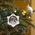 3dRose Muscovy Duck Snowflake Ornament, 3"
