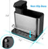 3-in-1 Countertop RedCall Soap Dispenser for Kitchen Sink, Sponge Holder for Kitchen Sink Caddy, Stainless Steel