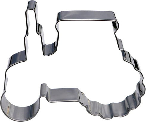 Farm Tractor Cookie Cutter, Premium Food-Grade Stainless Steel, Dishwasher Safe