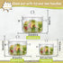 Cangfort 2L/67oz Set (Set (1400ml 1600ml 1900ml)) Glass Cooking Pot - Heat-Resistant Borosilicate Glass Handmade