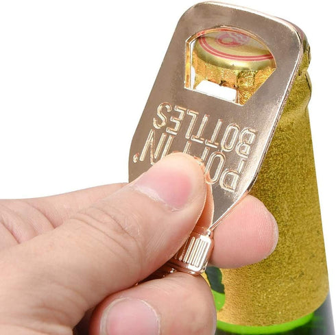 DAJAMAI 18 Pack Bottle Opener for Baby Shower Favors, Party Return Gifts Guest, Poppin Bottles Openers with Exquisite