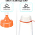 Condiment Squeeze Bottle Wide Mouth, 2 Pack 300ml Empty Reusable Squeeze Bottles for Honey,Batter,Catsup,Onion,Resin,Baking,Expoxy,Relish, BPA Free-Food Grade by Ondiomn