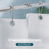 Titanker White Shower Curtain Liner - 72 x 84 Extra Long Plastic Washable Shower Liner PEVA Shower Curtains for