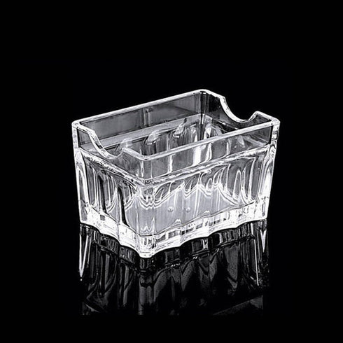 Acrylic Tea Bags Caddy Organizer, Tea Chest Box for Tea, Coffee Bags, Sweeteners, 11x6.5x6.5cm, 1 Divided Section