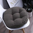 vctops Round Chair Pad Seat Cushion, Soft Velvet Pillow for Kitchen Dining Office Chair (Coffee, Diameter 16")