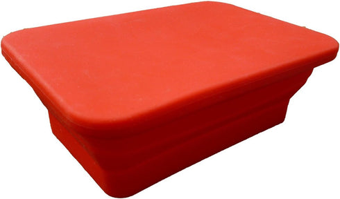 Oven & Microwave Safe Silicone Collapsible Lunch Box - Food Container with Silicone Lid