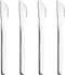 VANRA 5.8in 4-Piece Stainless Steel Dessert Knives Set, Kids Dinner Knife Appetizer Fruit Snack Serving Flatware