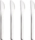 VANRA 5.8in 4-Piece Stainless Steel Dessert Knives Set, Kids Dinner Knife Appetizer Fruit Snack Serving Flatware