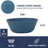 PYRMONT 36 OZ Cereal Bowls Wheat Straw Bowls Set of 8 Large Bowls Reusable Soup Bowls Microwave & Dishwasher Safe Unbreakable Bowls Kitchen for Cereal,Salad, Rice,Noodles - Multi