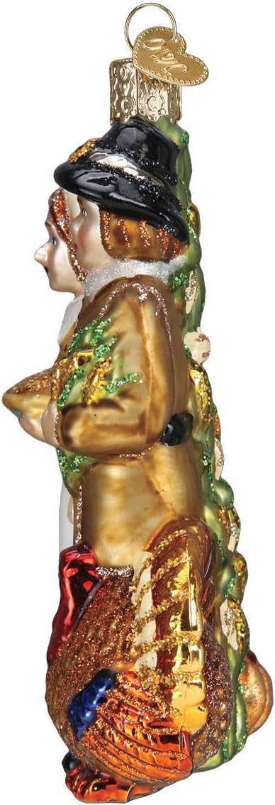 Old World Christmas Pilgrim Thanksgiving Glass Blown Ornaments for Tree
