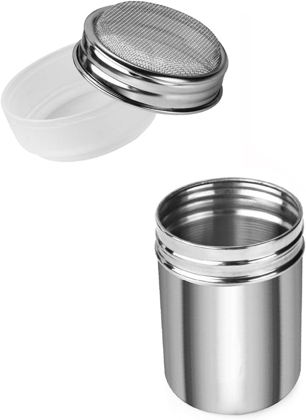 Accmor Powdered Sugar Shaker Duster, Cinnamon Shaker Flour Shaker Sifter, Fine Mesh
