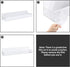 VAEHOLD Adhesive Acrylic Spice Rack with Nano Double Sided Tape, Wall Mount Organizer for Kitchen Cabinet Door - 2 Pack