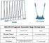 IDEATECH Bags Rack, Stainless Steel Drying Rack for Bags, Desktop Storage Organizer, Kitchen Storage (Silver)