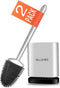 Sellemer 2 Pack Toilet Brush and Holder Set, Flexible Silicone Bristles, Compact Size for Bathroom Storage