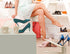 Pack 12 3-Level of Pcs Shoe Slot Organise Storage Adjustable Height Shoe Organiser- Non-Slip Space Saver Shoe Holder