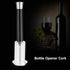Cork Popper Electric Wine Opener, Easy Air Pump Pressure Cork Remover, Black