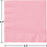 Creative Converting 240 Count Celebrations Lunch Paper Napkins - Classic Pink