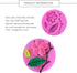 Rolin Roly Fondant Flower Mold, 3D Silicone Mould for Peach Leaves, Mini Cake Decoration Accessories