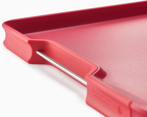 Joseph Joseph Cut&Carve Plus Multi-Function Cutting Board, X-Large, Red