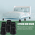 6 Inch, 6 Pack 2200lbs MYMULIKE Bed Risers Heavy Duty Bed Furniture Risers, Lift Up to Round Couch Risers for Sofas