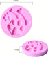 2 Pcs Cat Paw, Dog Paw and Bone Shape Flexible Silicone Molds for Fondant, Candy, Icing, and Chocolate