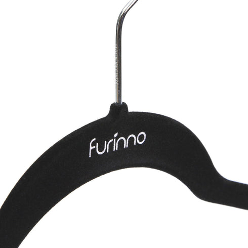 Furinno Suit Hanger - Pack of 30, Black