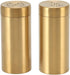 CHICIRIS Salt and Pepper Shaker, 2 Packs Stainless Steel Spice Shaker Gold Salt Container with Fine Mesh, Small Kitchen