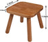 zaowofires 9.3inch) Solid Wood Step StoolWooden Plant Stool, Wood Plant Stand, Round Footstool, Removable Portable