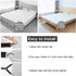 Foloda 4 pcs Adjustable Bed Sheet Holders - Fitted Sheet Holder Clips Fasteners for Mattress Corners, Keep Sheet Firm