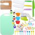 Kids Knives Set for Real Cooking, Toddler Knife Set with Cutting Board, Safe Knife, Peeler, and Fruit Cutters