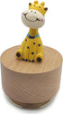 falado Mini Wooden Animal Rotary Music Box with Cute Giraffe Ornament (It's a
