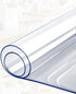 HQYG 1.5mm Thick 13x13 Inch Clear Desk Cover Protector, Rectangular Clear Pad Mat,