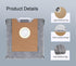 eufy Robovac Replacement Parts, G35+ G40+ Hybrid Accessory Kit with 6 Dust Bags, 4 Side Brushes, 3 Filters, 1 Roller