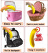 2 Pack Banana Keeper On The Go Outdoor Travel Case BPA-Free Fruit Protector Portable Banana Holder Cute Carrier Storage