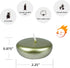 Zest Candle 24-Piece Floating Candles, 2.25-Inch, Metallic Gold