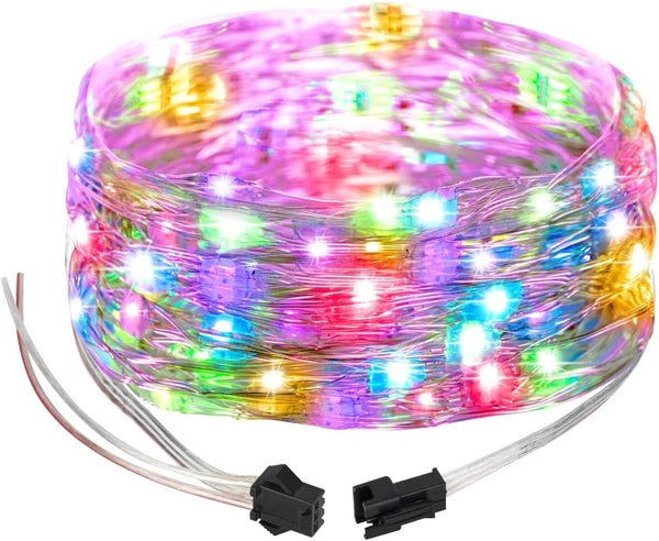 BTF-LIGHTING Chasing Dream Full Color Twinkle Decorative Lights 16.4ft 5m 50LEDs Addressable