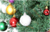 lasenersm 24 Pieces Small 1.18"/3cm Shatterproof Christmas Ball Ornaments, Green, for Christmas Tree
