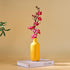 set 3 Cute Vase Matte Ceramic vases of Orange, Modern Boho Vases for Decor small vase,Centerpiece Table Decor japandi