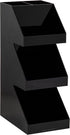 Mind Reader Coffee Tea Utensil and Condiment Station, Countertop Organizer, Black, 6"L x 9"W x 16"H