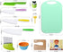 Kids Knives Set for Real Cooking, Toddler Knife Set with Cutting Board, Safe Knife, Peeler, and Fruit Cutters